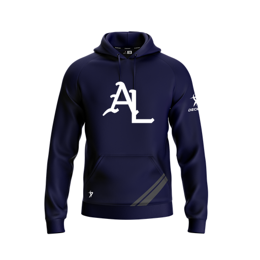 [FOLHSMNV-YXS-LOGO1] Decker Summit Hoodie (Youth XS, Navy, Logo 1)