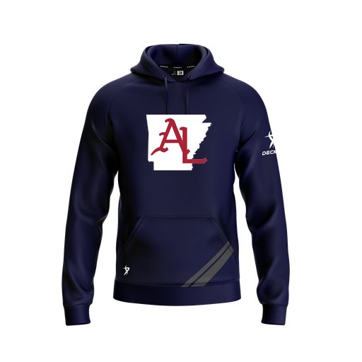 [FOLHSMNV-YXS-LOGO2] Decker Summit Hoodie (Youth XS, Navy, Logo 2)