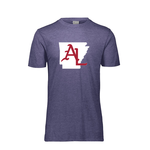 [FTSCUBRY-AS-LOGO2] Decker Men's Tri-Blend T-Shirt - Short Sleeve (Adult S, Royal, Logo 2)