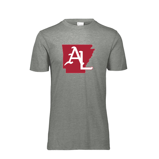 [FTSCUBGY-AS-LOGO3] Decker Men's Tri-Blend T-Shirt - Short Sleeve (Adult S, Gray, Logo 3)