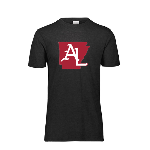 [FTSCUBBK-YS-LOGO3] Decker Youth Tri-Blend T-Shirt - Short Sleeve (Youth S, Black, Logo 3)
