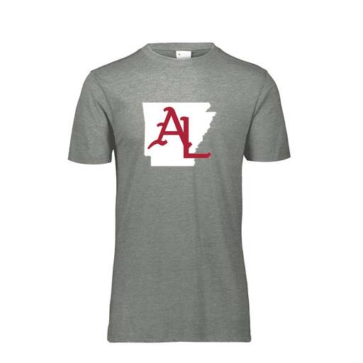 [FTSCUBGY-YS-LOGO2] Decker Youth Tri-Blend T-Shirt - Short Sleeve (Youth S, Gray, Logo 2)