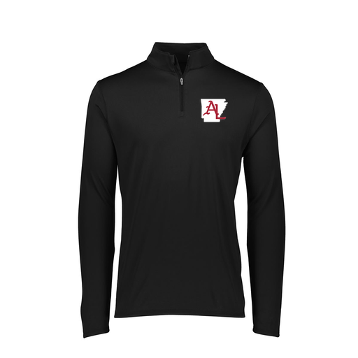 [FTLQFLBK-FAXS-LOGO2] Decker Women's Flex-Lite 1/4 Zip Shirt (Female Adult XS, Black, Logo 2)