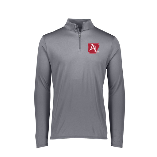 [FTLQFLGY-FAXS-LOGO3] Decker Women's Flex-Lite 1/4 Zip Shirt (Female Adult XS, Gray, Logo 3)