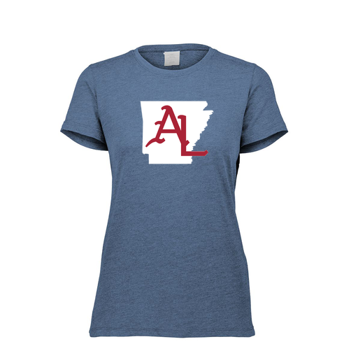 [FTSCUBNV-FAXS-LOGO2] Decker Women's Tri-Blend T-Shirt - Short Sleeve (Female Adult XS, Navy, Logo 2)