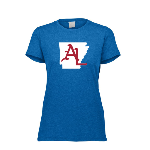 [FTSCUBRY-FAXS-LOGO2] Decker Women's Tri-Blend T-Shirt - Short Sleeve (Female Adult XS, Royal, Logo 2)