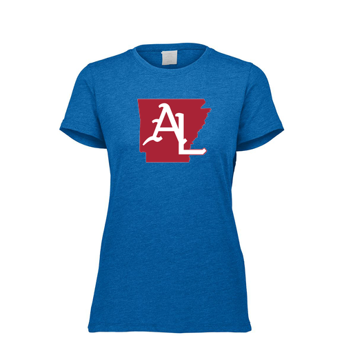 [FTSCUBRY-FAXS-LOGO3] Decker Women's Tri-Blend T-Shirt - Short Sleeve (Female Adult XS, Royal, Logo 3)