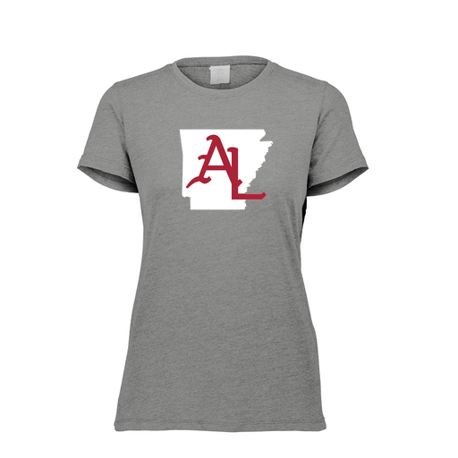 [FTSCUBGY-FAXS-LOGO2] Decker Women's Tri-Blend T-Shirt - Short Sleeve (Female Adult XS, Gray, Logo 2)