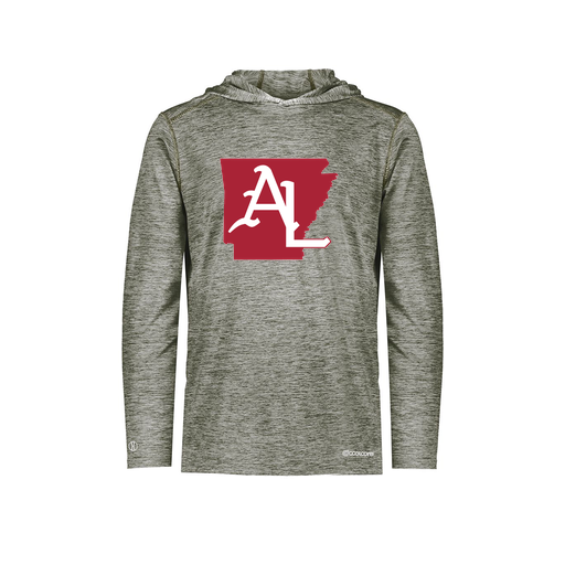 [FOLHCGGY-AS-LOGO3] Decker Men's Charge Hoodie (Adult S, Gray, Logo 3)